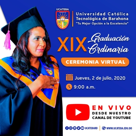 UCATEBA anuncia su XIX Graduación Ordinaria Virtual