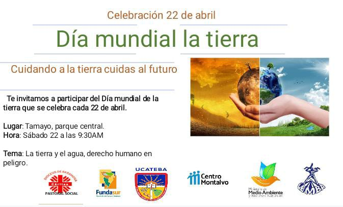 Celebración por el Día mundial de la tierra