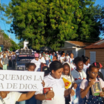 Las parroquias de la Cuenca realizan su marcha Bíblica, en Canoa
